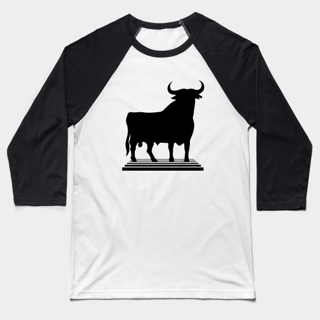 Spanish Bull Baseball T-Shirt by cintrao